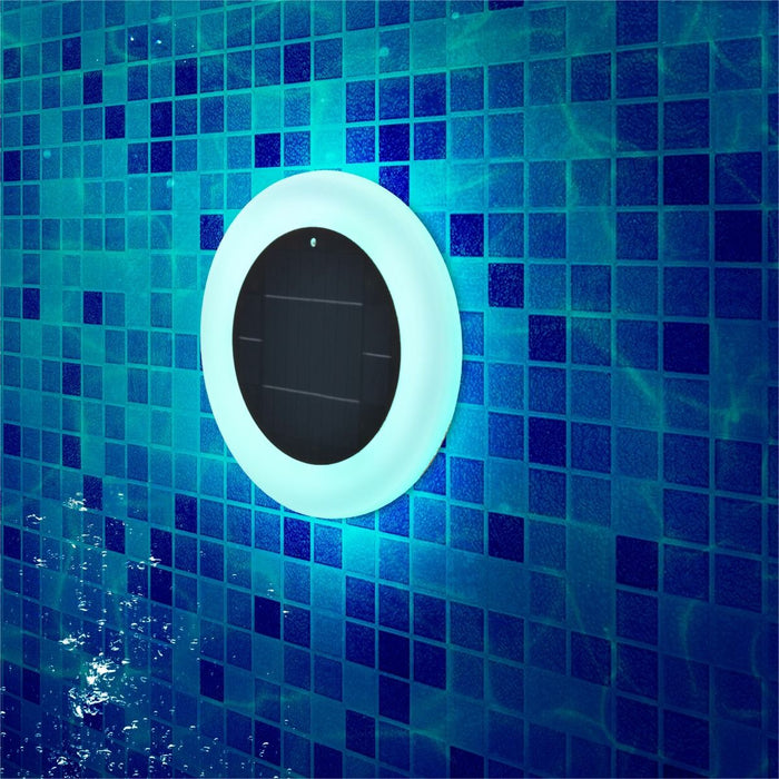 Lampă solară decorativă pentru piscină New Garden Papaya 30 – RGB, 800 lm, IP68, Ø29 cm