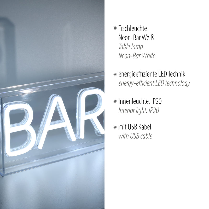 Aplica Zuma Line NEON-BAR LED Alb