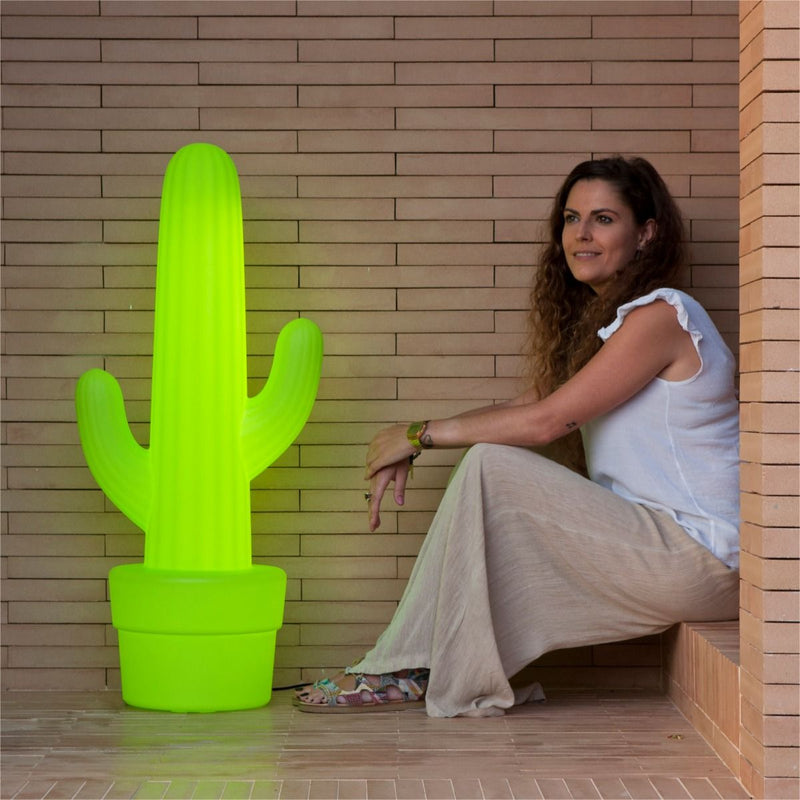 Lampă de exterior LED KAKTUS 100 – 14W, 1400 lm, IP65, verde, 100 cm