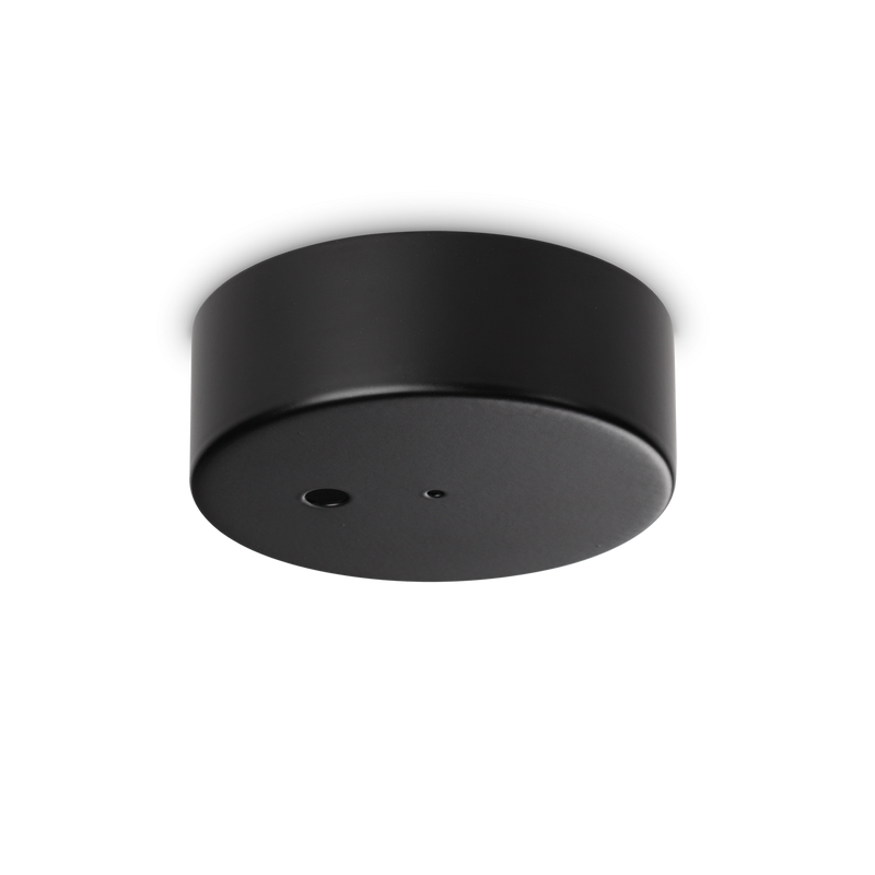 Componentă Iluminat Ideal Lux Rosone, Negru, Ø9 cm, H3.3 cm