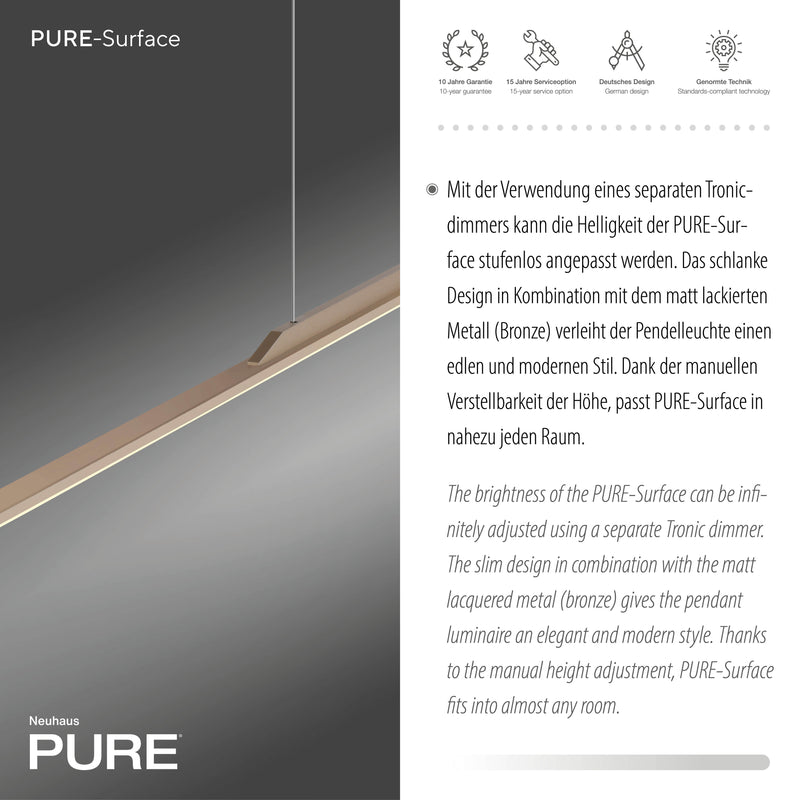 Lustra Paul Neuhaus PURE SURFACE LED Maro