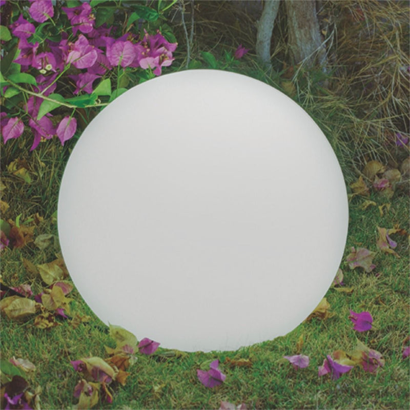 Lampă decorativă solară & reîncărcabilă New Garden Buly 40 🔆 RGB + Alb Cald, Ø40 cm, IP65 – Interior & Exterior