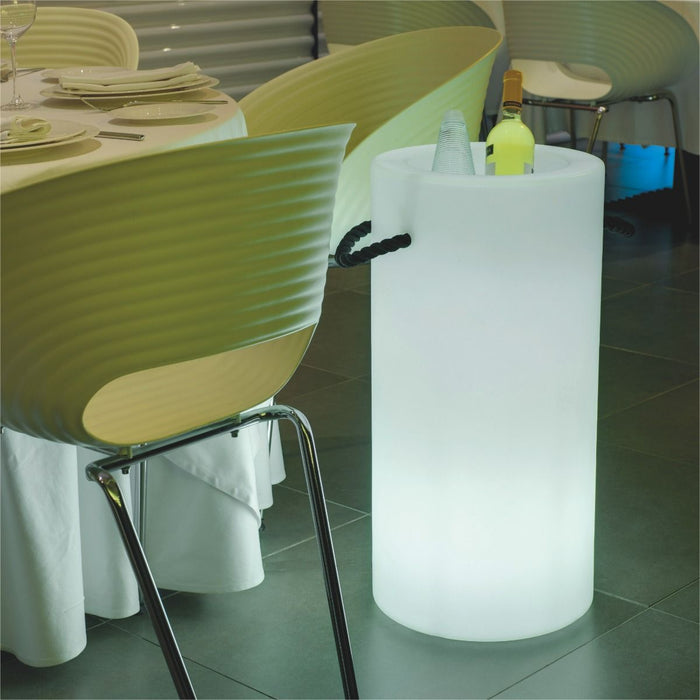 Lampă decorativă & suport sticle New Garden Palma 70 🔆 RGB + Alb Cald, Ø35x70 cm, IP65 – Solar & Baterie, Interior & Exterior