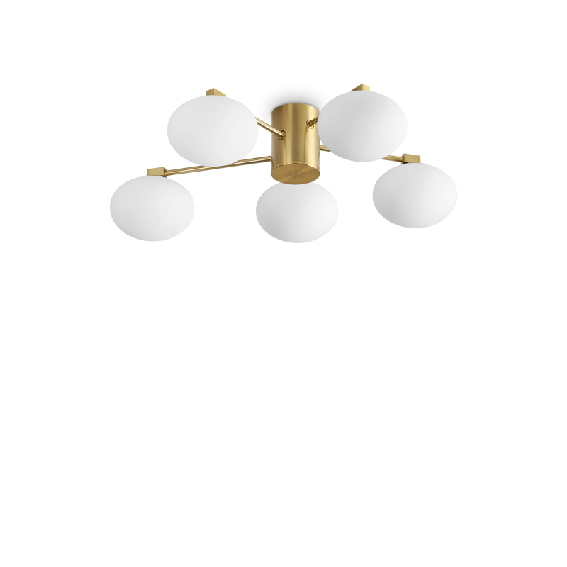 Plafoniera/Aplica HERMES Ideal Lux, G9 max 5 x 28W, D60 CM, Alama