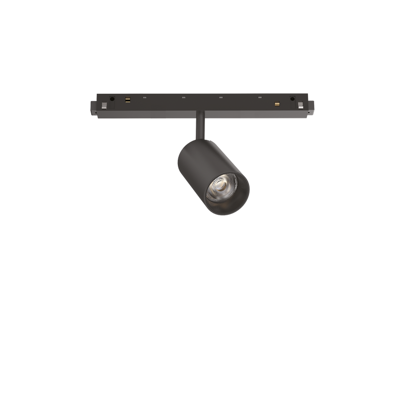 Profil LED Ideal Lux Ego, Negru, LED, Ø22.3 cm, 8W, H12.6 cm