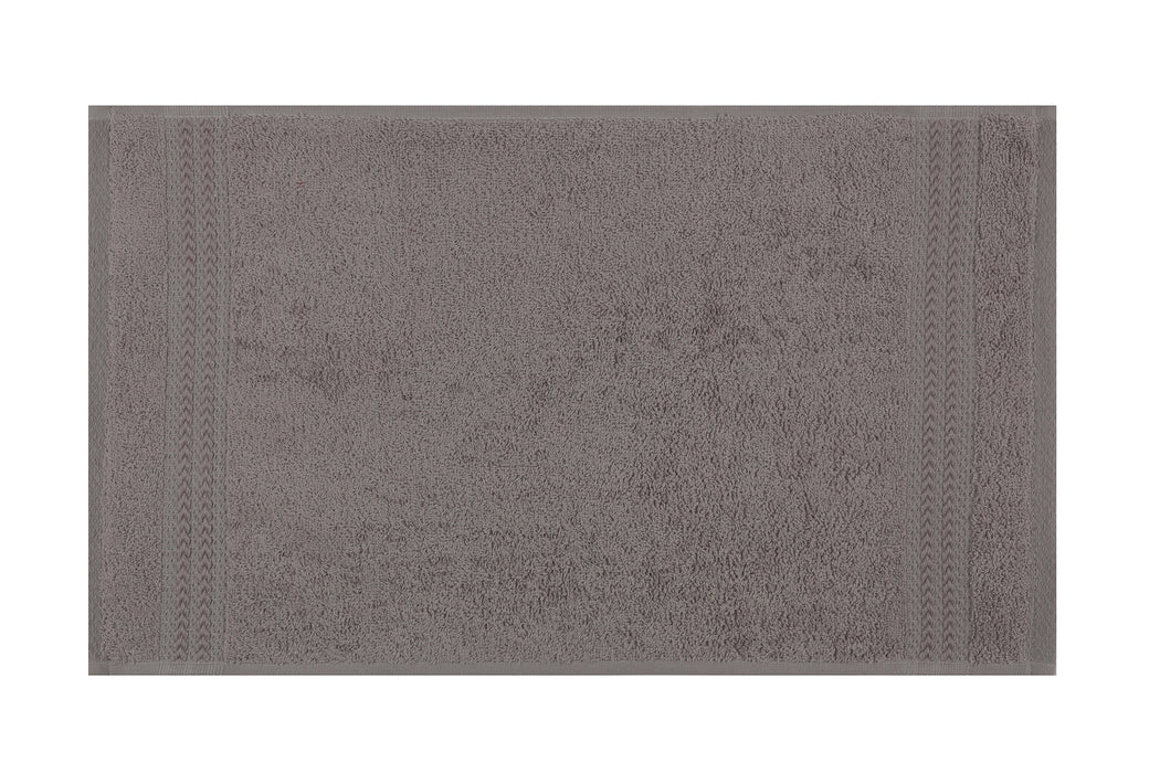 Prosop Asi Home Rainbow - Grey Bumbac 30X50 cm