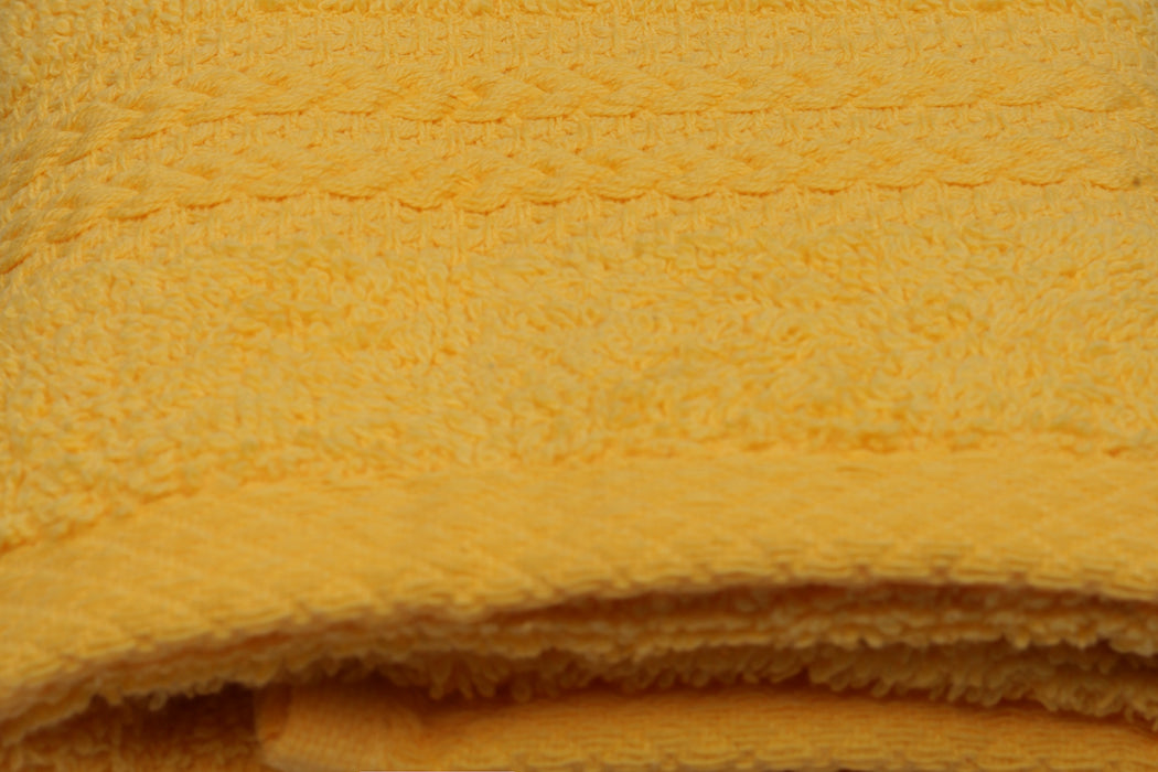 Prosop Asi Home Rainbow - Dark Yellow Bumbac 30X50 cm