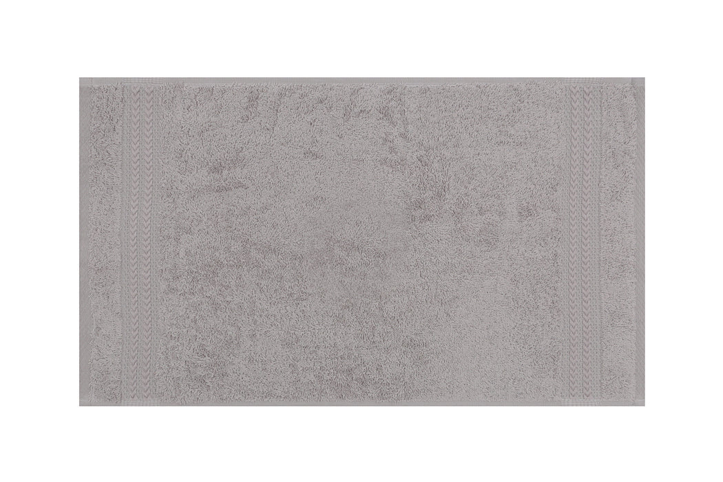 Set prosoape (6 Bucati) Asi Home Rainbow - Grey Bumbac 30X50 cm