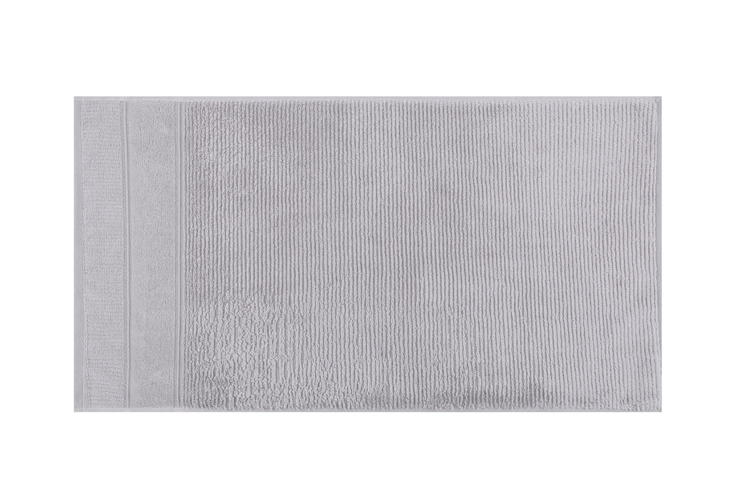 Set prosoape de mâini (2 Bucati) Asi Home Daniela - Grey Microbumbac 50X90 cm