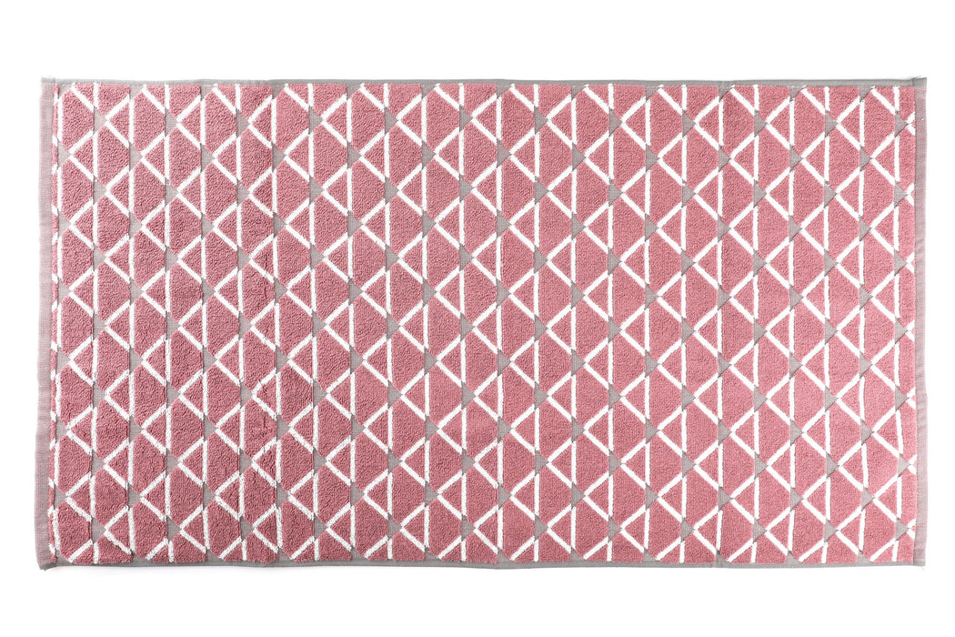 Set prosoape de baie (2 Bucati) Asi Home Delta - Rose Microbumbac 75X150 cm