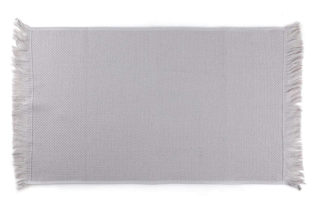 Set prosoape (2 Bucati) Asi Home Mia - Light Grey Microbumbac 40X60 cm