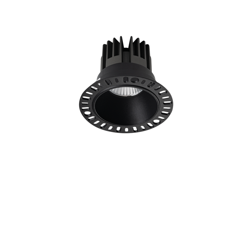 Spot Încastrat Ideal Lux Game, Negru, LED, Ø10 cm