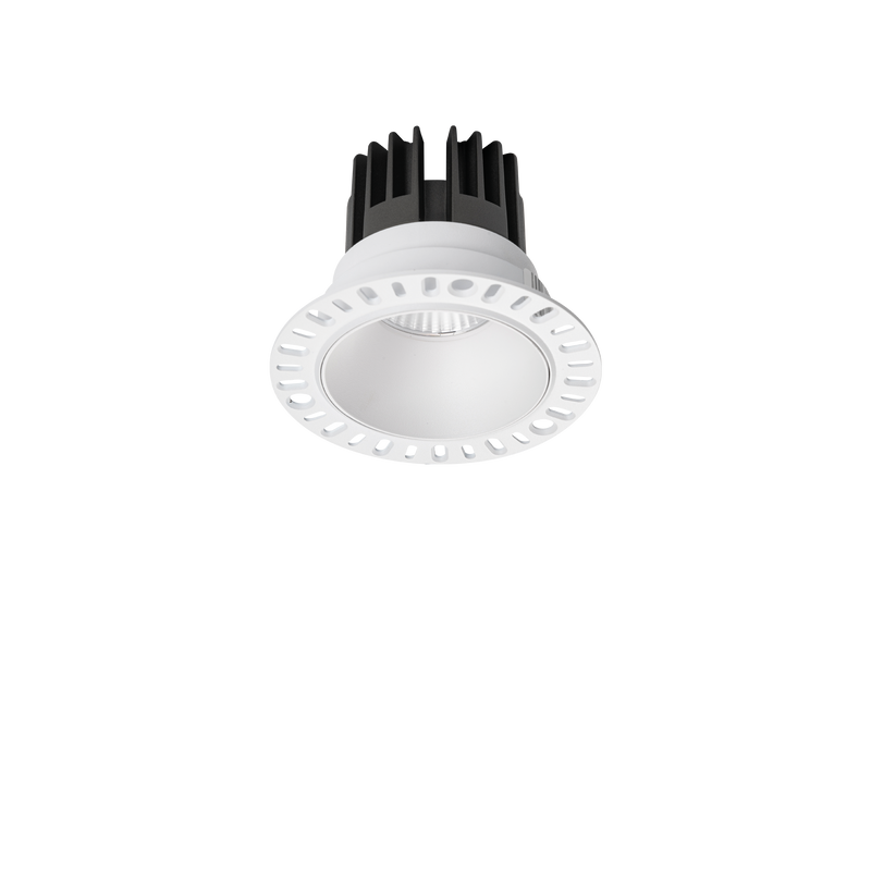 Spot Încastrat Ideal Lux Game, Alb, LED, Ø10 cm