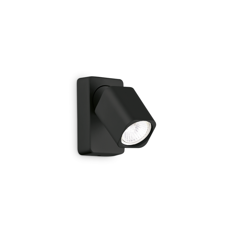 Aplica RUDY Ideal Lux, GU10 max 1 x 35W, Negru, Square
