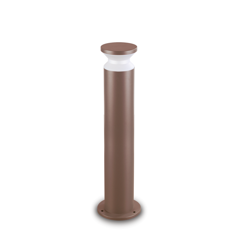 Lampadar Ideal Lux Torre, Cafeniu, 1xE27, Ø18 cm, H80 cm