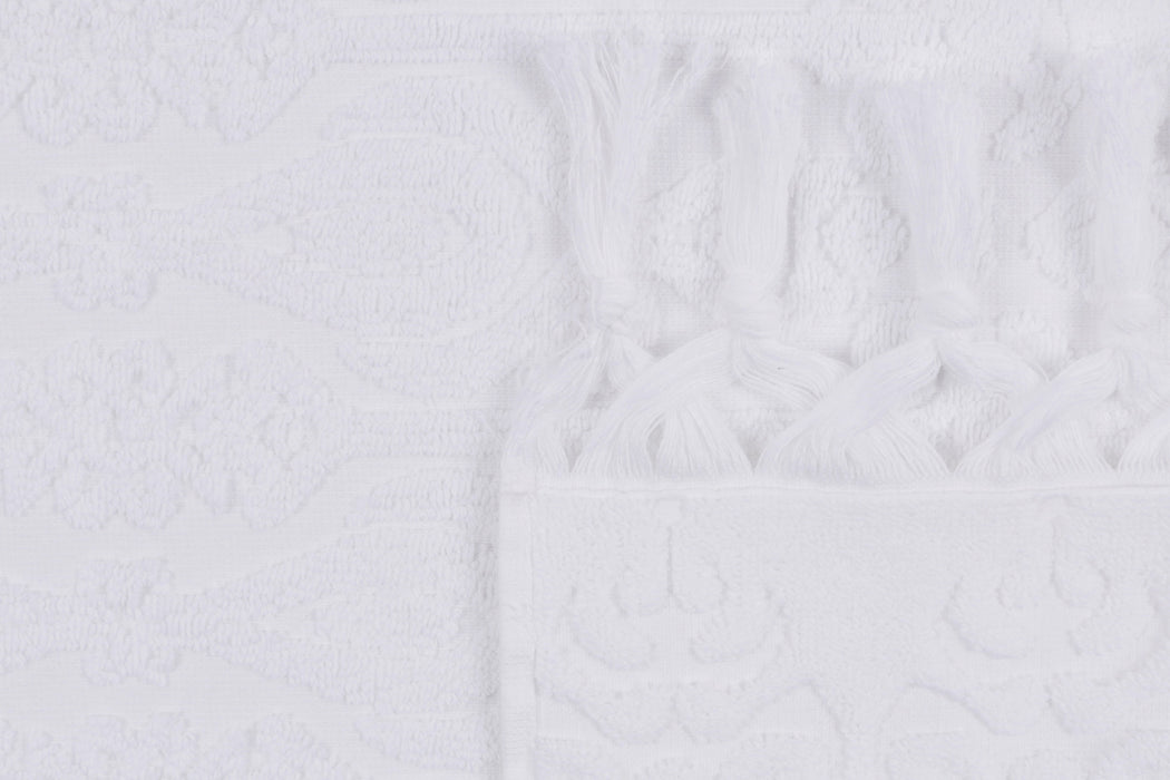 Set prosoape de mâini (2 Bucati) Asi Home Baglamali Kilim - White Bumbac 50X90 cm