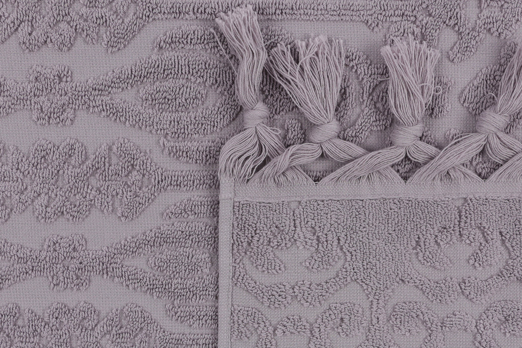 Set prosoape de mâini (2 Bucati) Asi Home Baglamali Kilim - Lilac Bumbac 50X90 cm