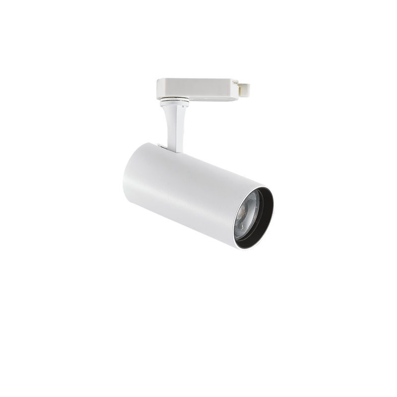 Proiector pe Șină Ideal Lux Fox, Alb, LED, Ø7.5 cm, 8W