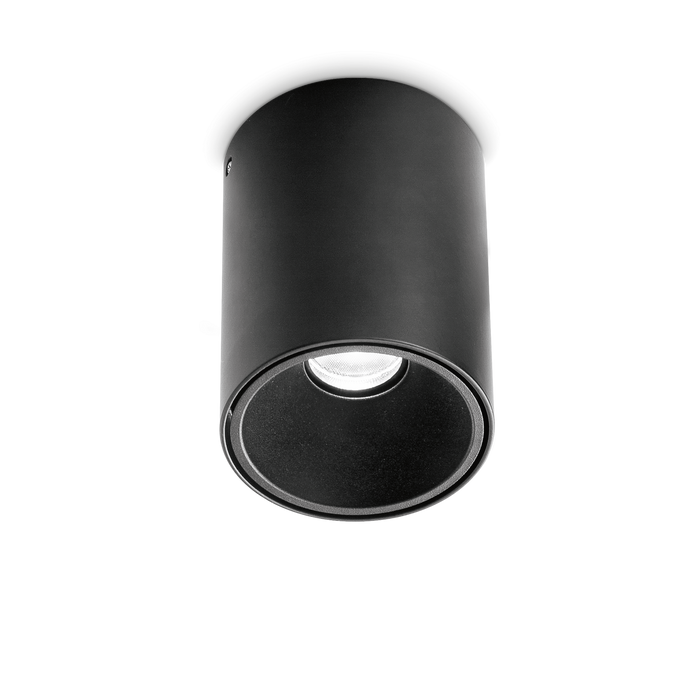 Plafoniera/Aplica NITRO Ideal Lux, LED 25W, Round, Negru