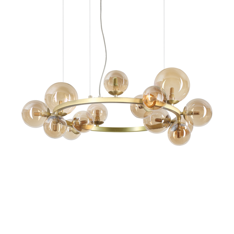 Lustra PERLAGE Ideal Lux, G9 max 14 x 15W, SP14, Miere