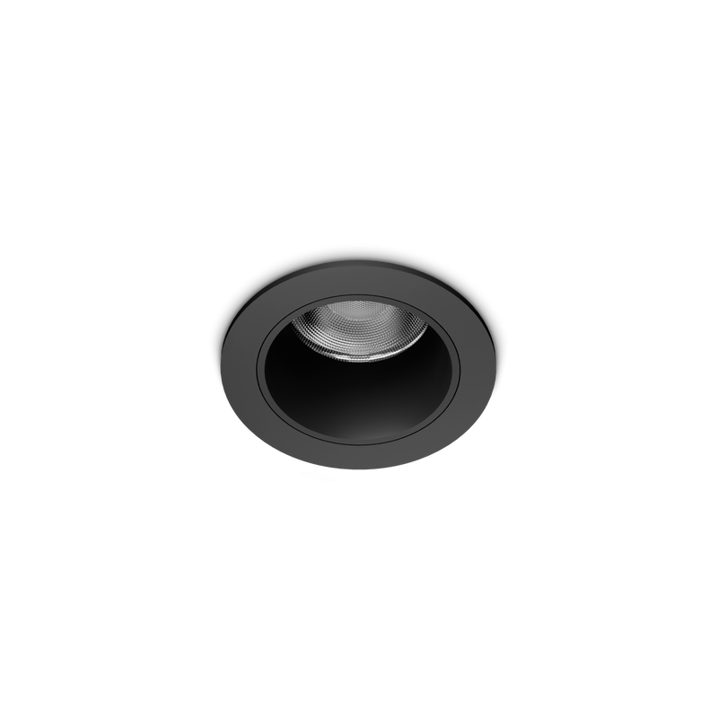 Spot Încastrat Ideal Lux Quark, Negru, LED, Ø4.9 cm, 9W