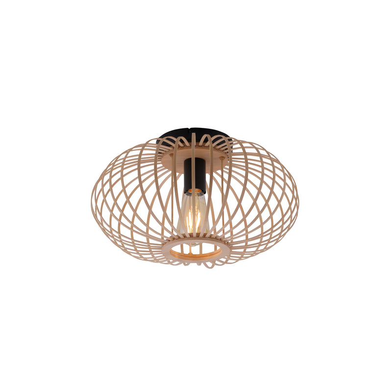 Plafoniera Zuma Line RACOON 1xE27 Lemn Natural