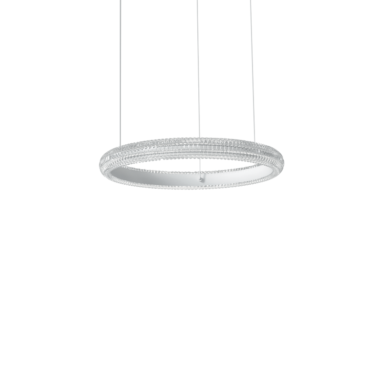 Lustră Ideal Lux Miracle, Alb, LED, Ø40 cm
