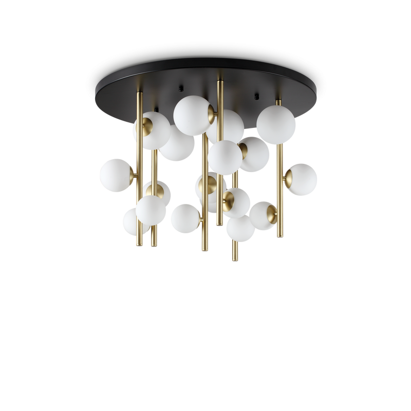Plafoniera/Aplica PERLAGE Ideal Lux, G9 max 18 x 15W, Alb
