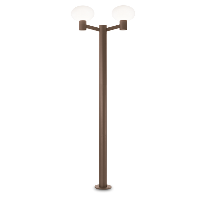 Lampadar CLIO Ideal Lux, E27 max2 x 42W, Cafeniu