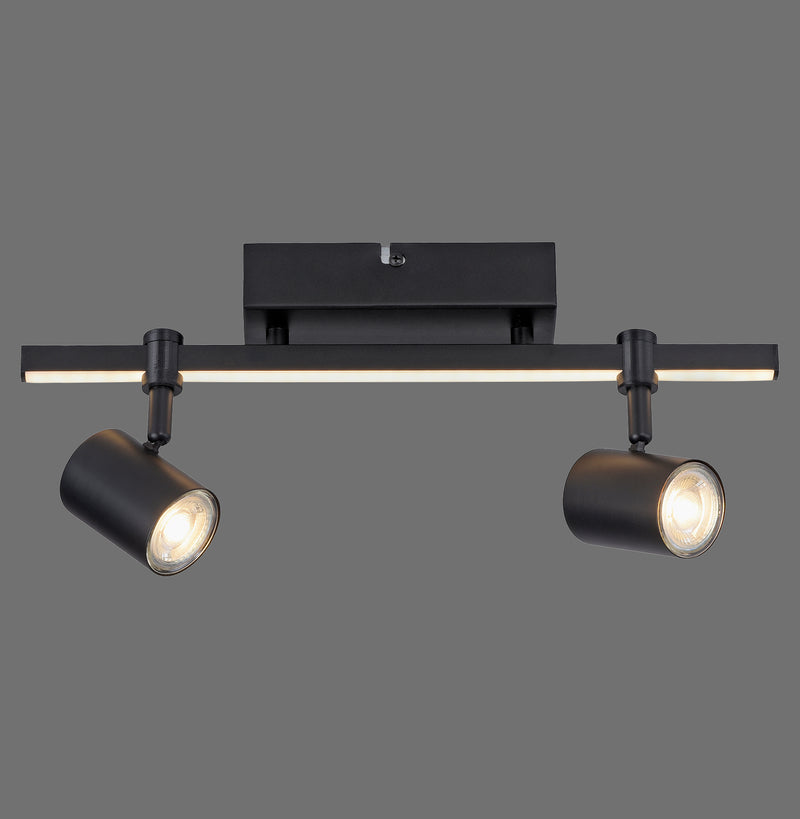 Plafoniera Paul Neuhaus BARIK 3xGU10 Negru