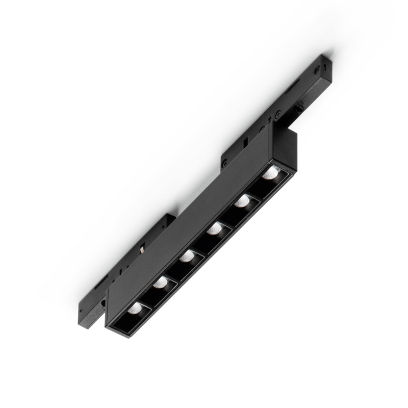 Profil LED Ideal Lux Deva, Negru, LED, Ø14.5 cm