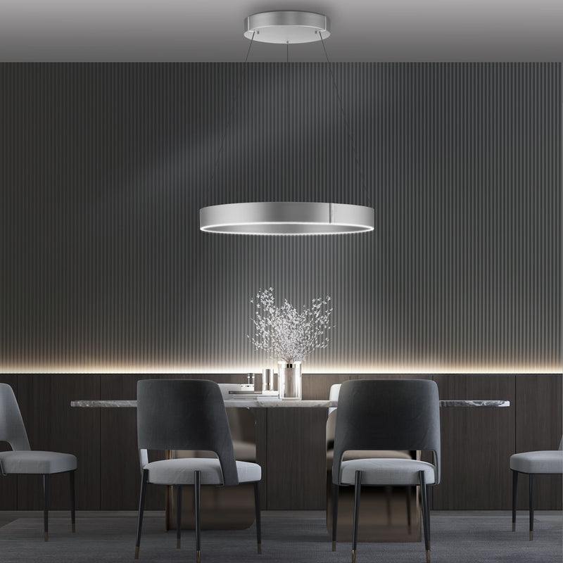 Lustra Paul Neuhaus PURE E-CLIPSE 2xLED Aluminiu