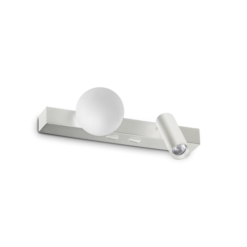 Aplică Ideal Lux Binomio, Alb, LED, Ø21.6 cm