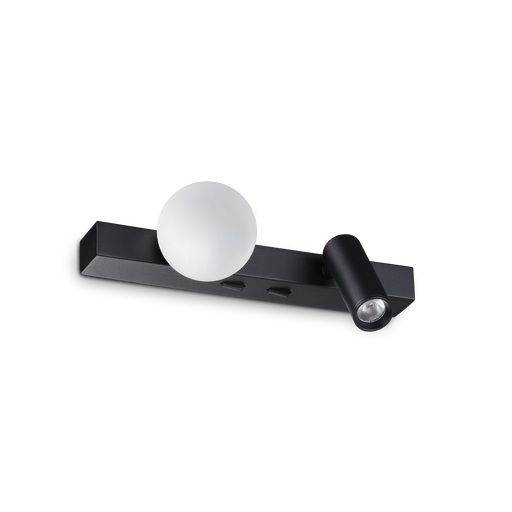 Aplică Ideal Lux Binomio, Negru, LED, Ø21.6 cm