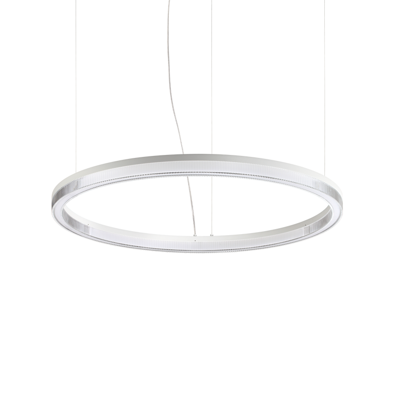 Lustră Ideal Lux Crown, Alb, LED, Ø80 cm