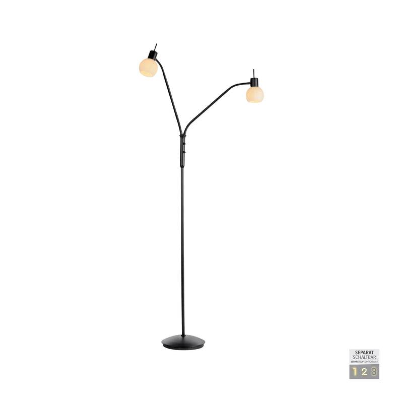Lampadar Paul Neuhaus LOKI 2xE14 Negru