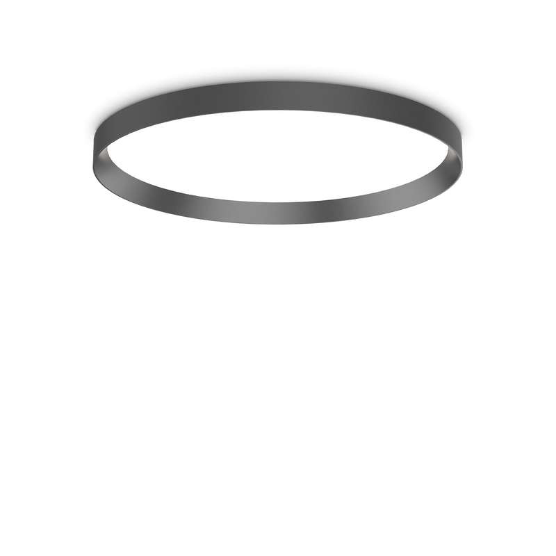 Plafonieră Ideal Lux Fly, Negru, LED, Ø60 cm
