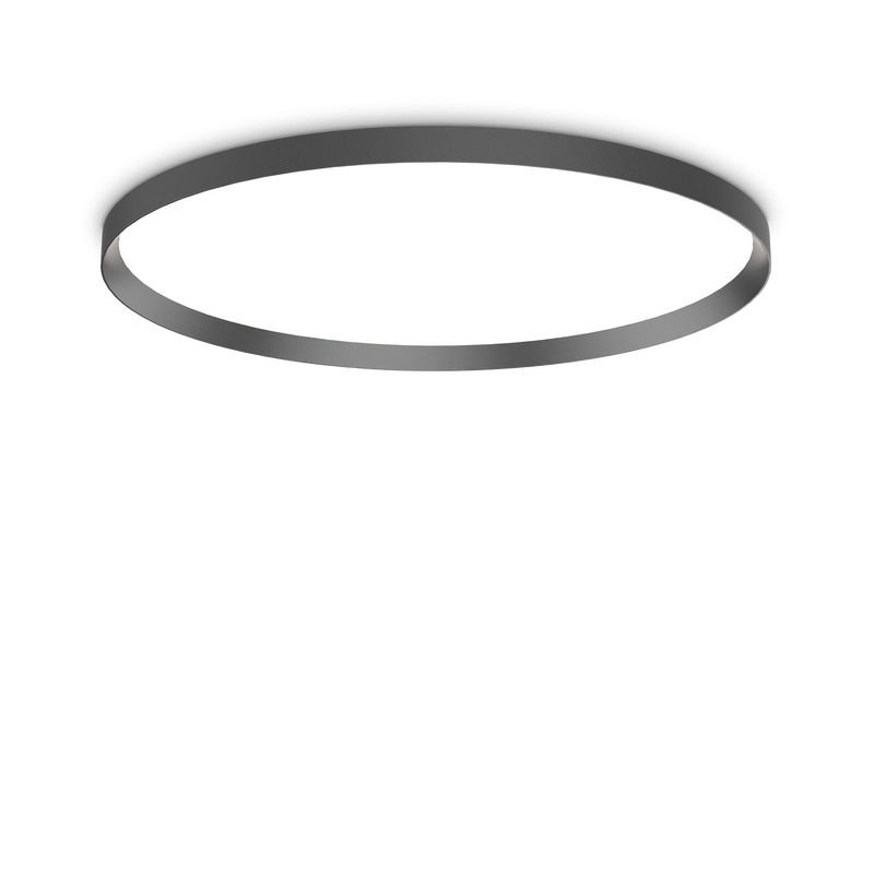 Plafonieră Ideal Lux Fly, Negru, LED, Ø90 cm