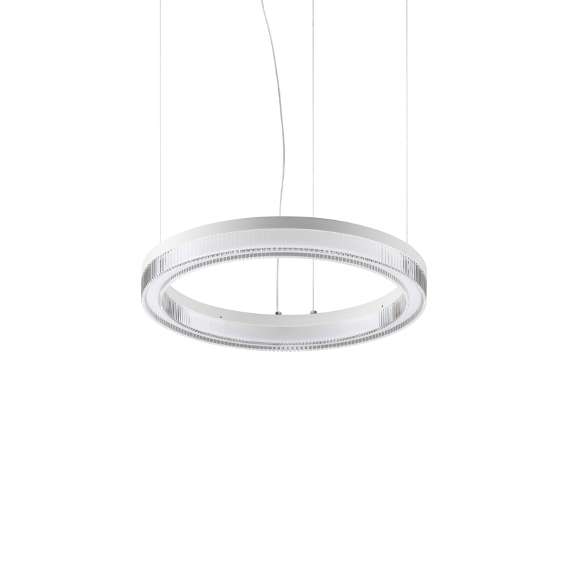 Lustră Ideal Lux Crown, Alb, LED, Ø40 cm