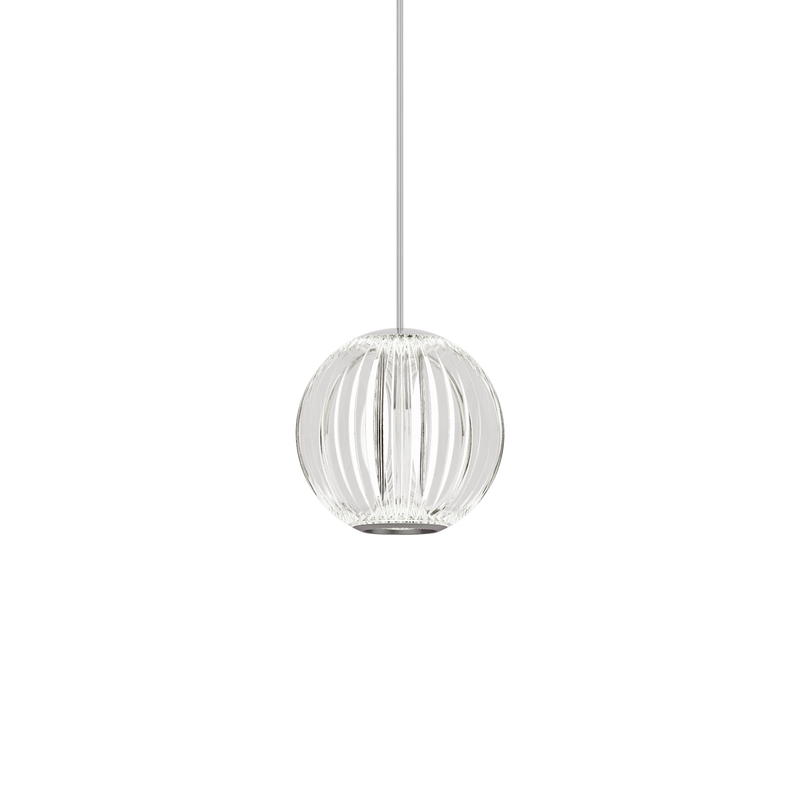 Lustră Ideal Lux Diamond, Transparent, LED, Ø11 cm
