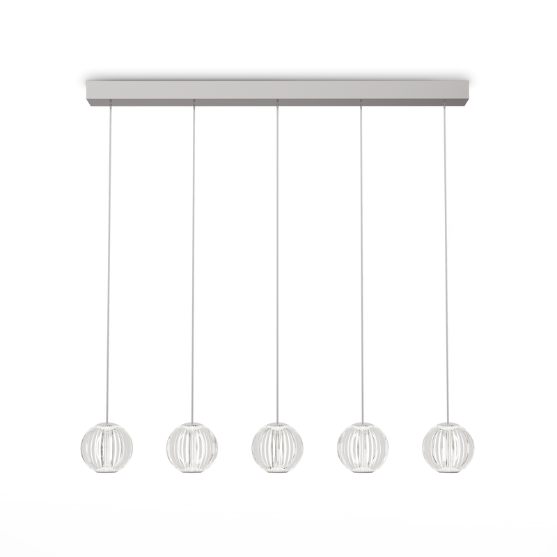 Lustră Ideal Lux Diamond, Transparent, LED, Ø84 cm