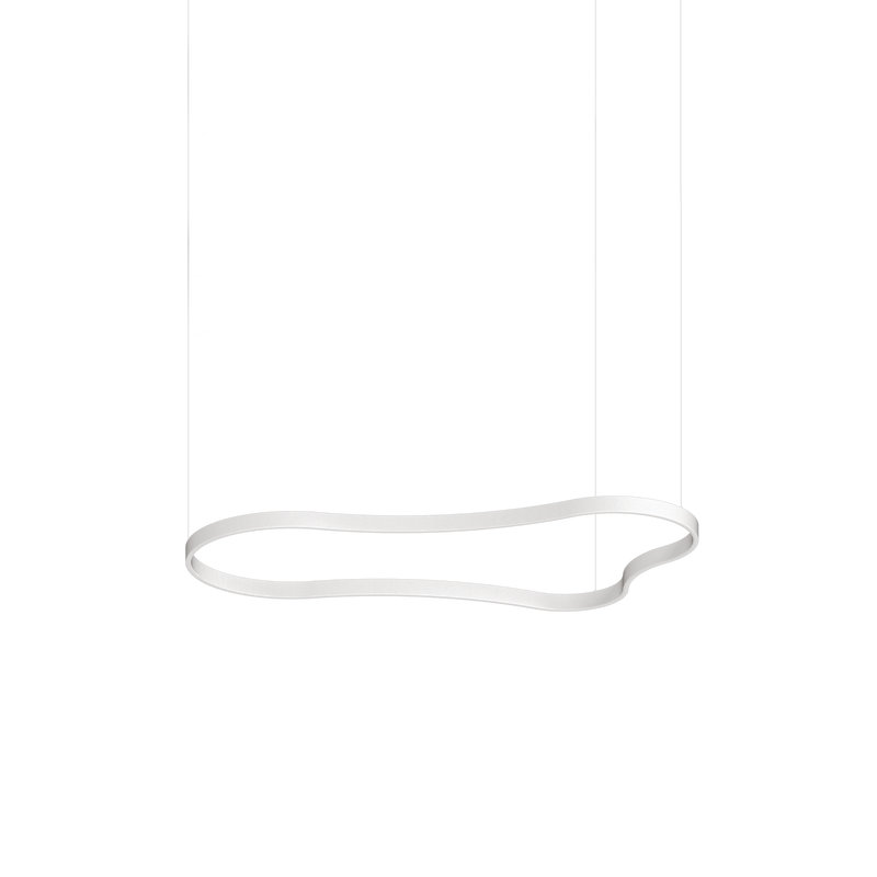 Lustră Ideal Lux Waves, Alb, LED, Ø155.6 cm