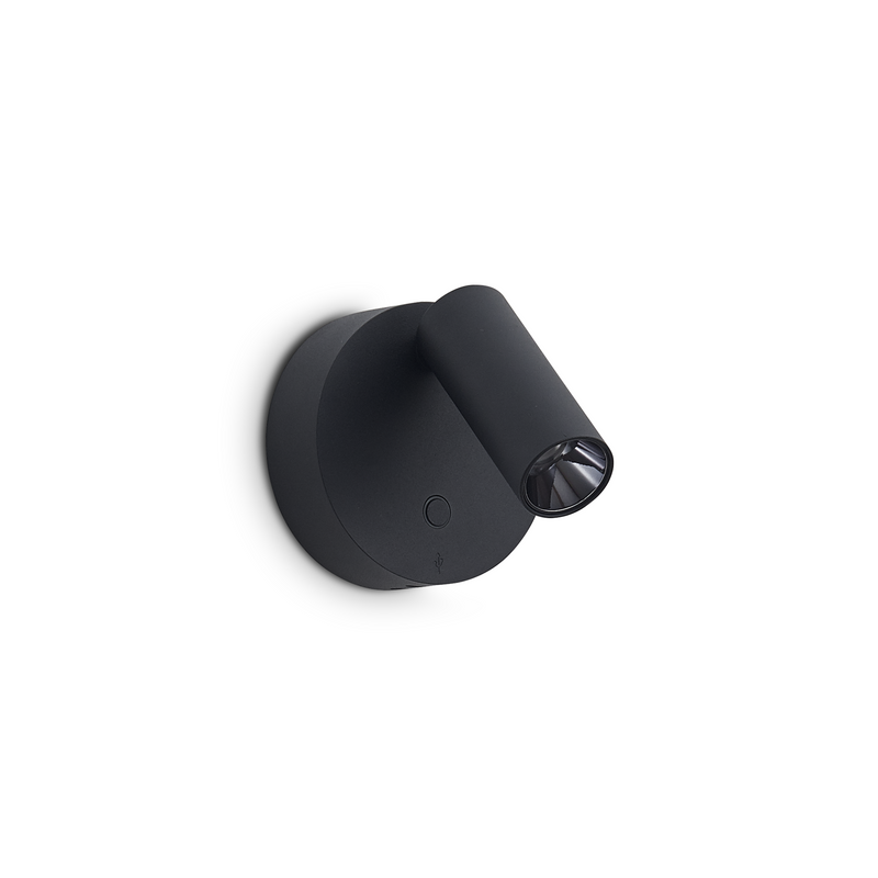 Aplică Ideal Lux Elf, Negru, LED
