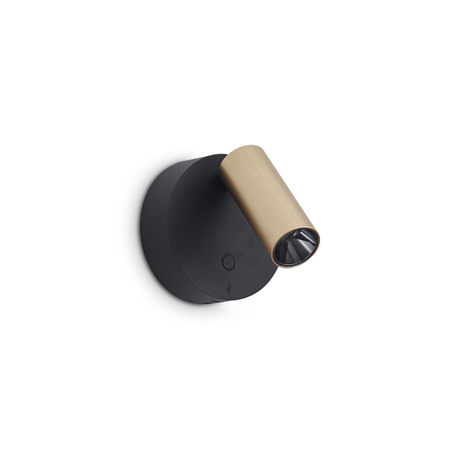 Aplică Ideal Lux Elf, Negru, LED