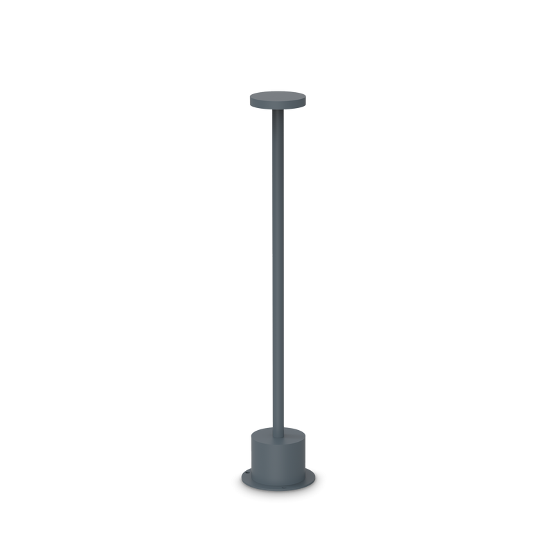 Lampadar Ideal Lux Toffee, Antracit, LED, Ø8 cm, H50 cm