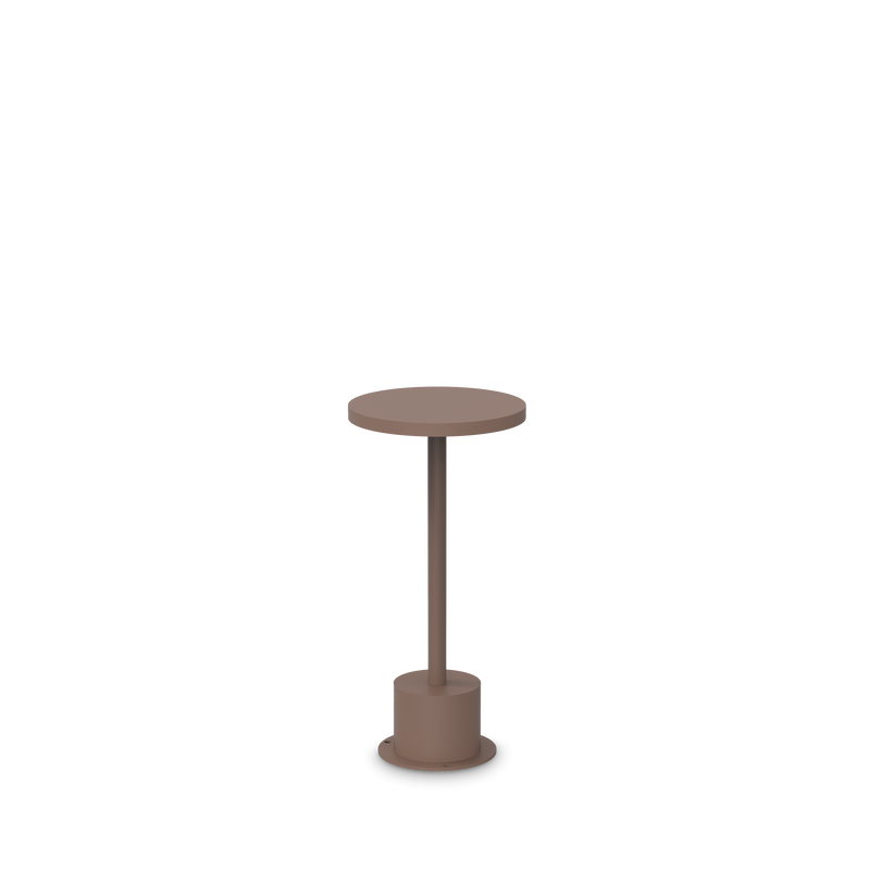 Lampadar Ideal Lux Toffee, Cafeniu, LED, Ø16 cm, H25 cm