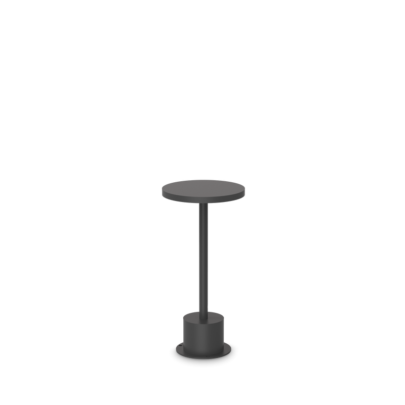 Lampadar Ideal Lux Toffee, Negru, LED, Ø16 cm, H25 cm