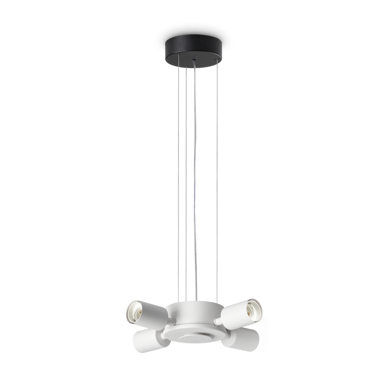 Componentă Iluminat Ideal Lux Set Up, Negru, 4xE27
