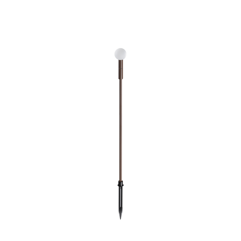 Lampadar Ideal Lux Twiggy, Cafeniu, LED, Ø4.5 cm, H90 cm