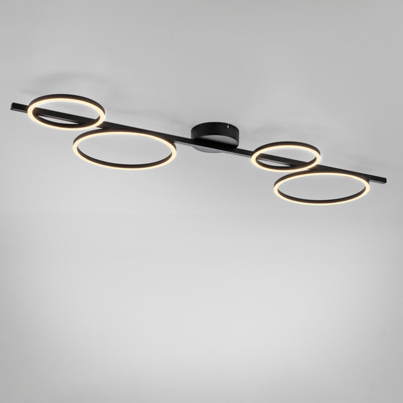 Plafoniera Paul Neuhaus MINI RITUS 4xLED Negru